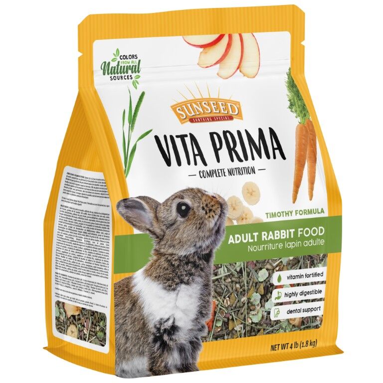 Sunseed Vita Prima Daily Adult Rabbit Food, 4-Lb