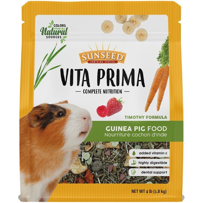 Sunseed Vita Prima Guinea Pig Food, 4-Lb