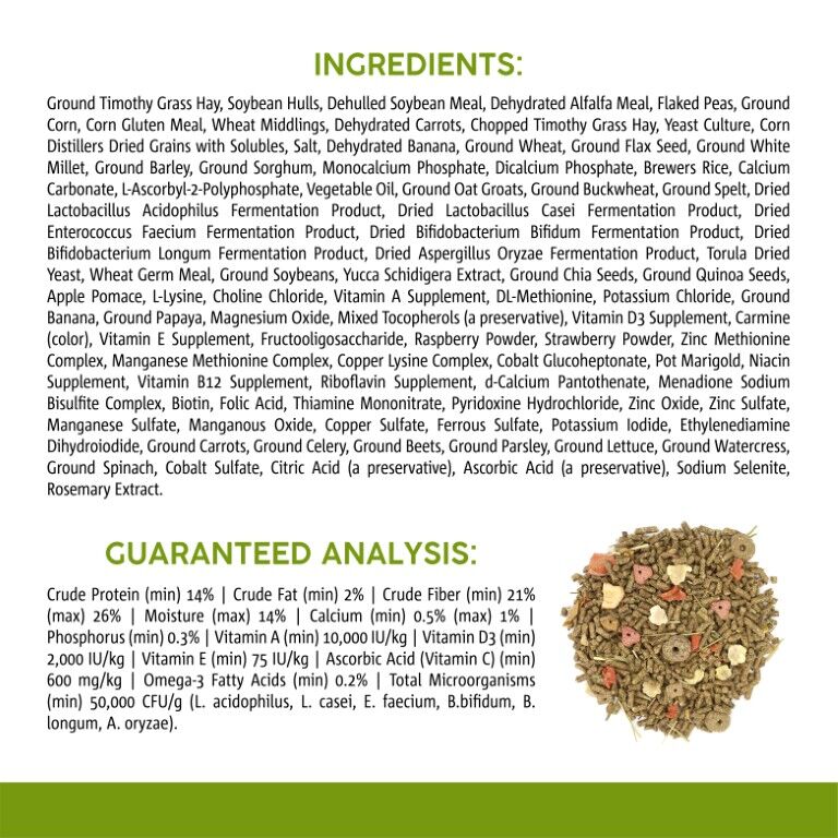 Sunseed Vita Prima Guinea Pig Food, 4-Lb