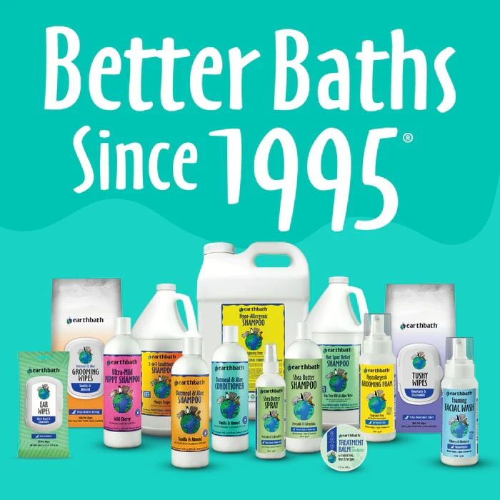 Earthbath Mango Tango Plant-Based Grooming Wipes, 100-Ct