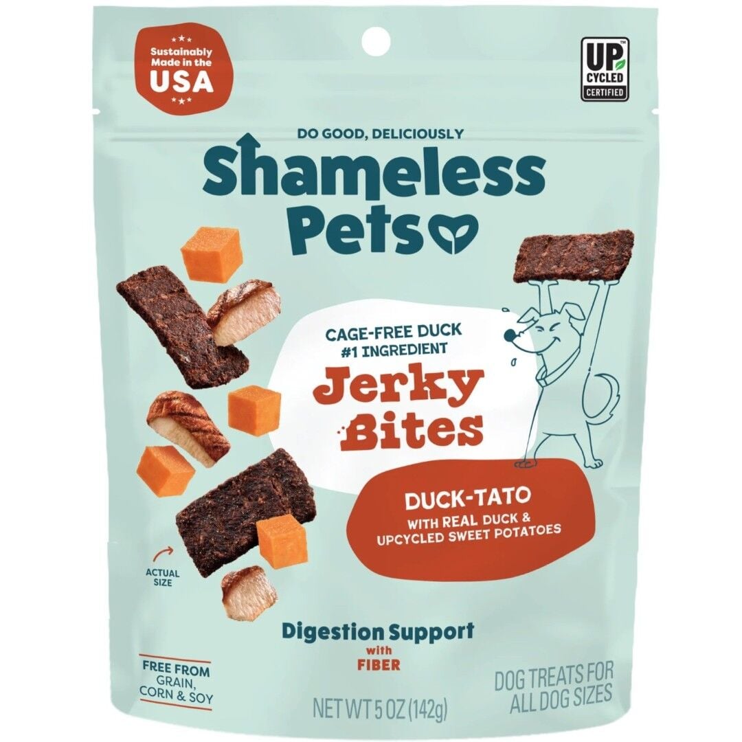 Shameless Pets Duck-Tato Jerky Bites, 5 oz.