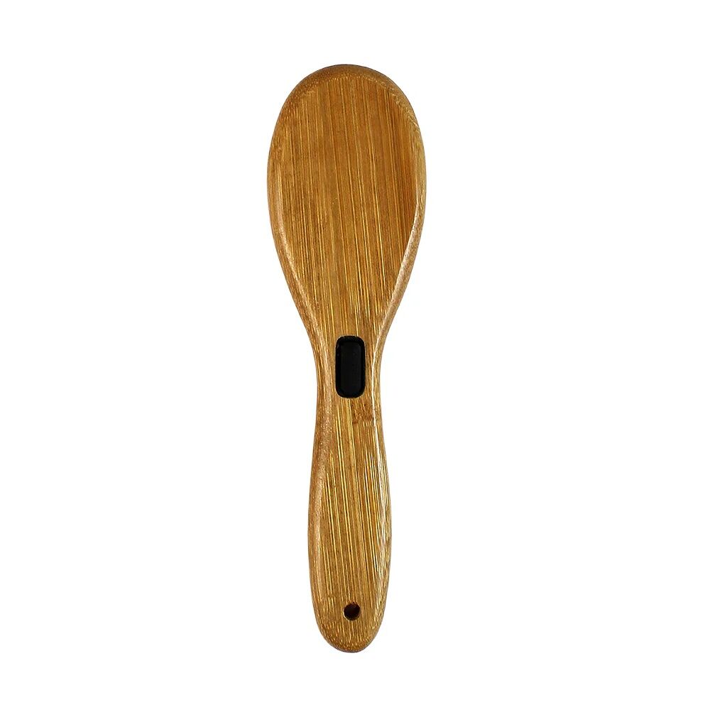 Bamboo Groom Small/Medium Oval Bristle Brush With Natural Boar Bristles