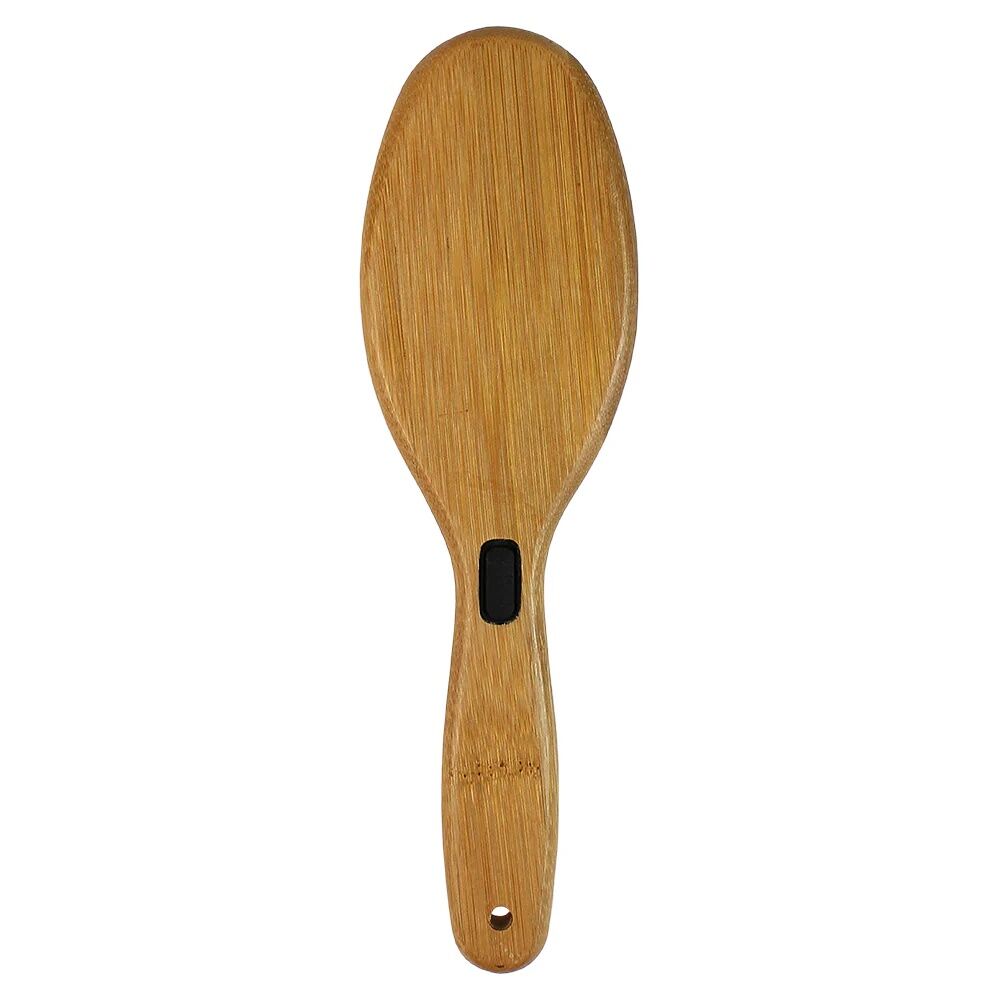 Bamboo Groom Large Oval Pin Brush With Stainless Steel Pins