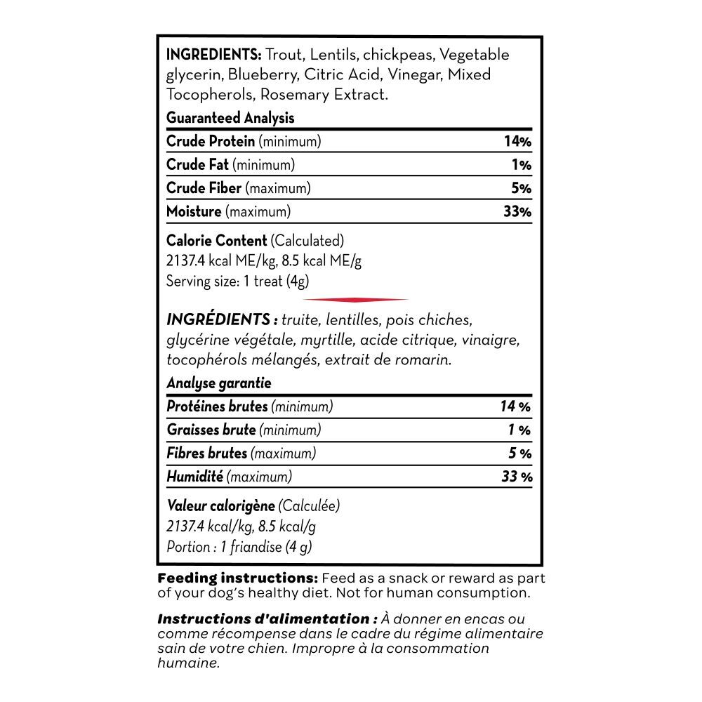 KONG Kitchen Grain Free Hooked on Trout Dog Treats, 5-Oz