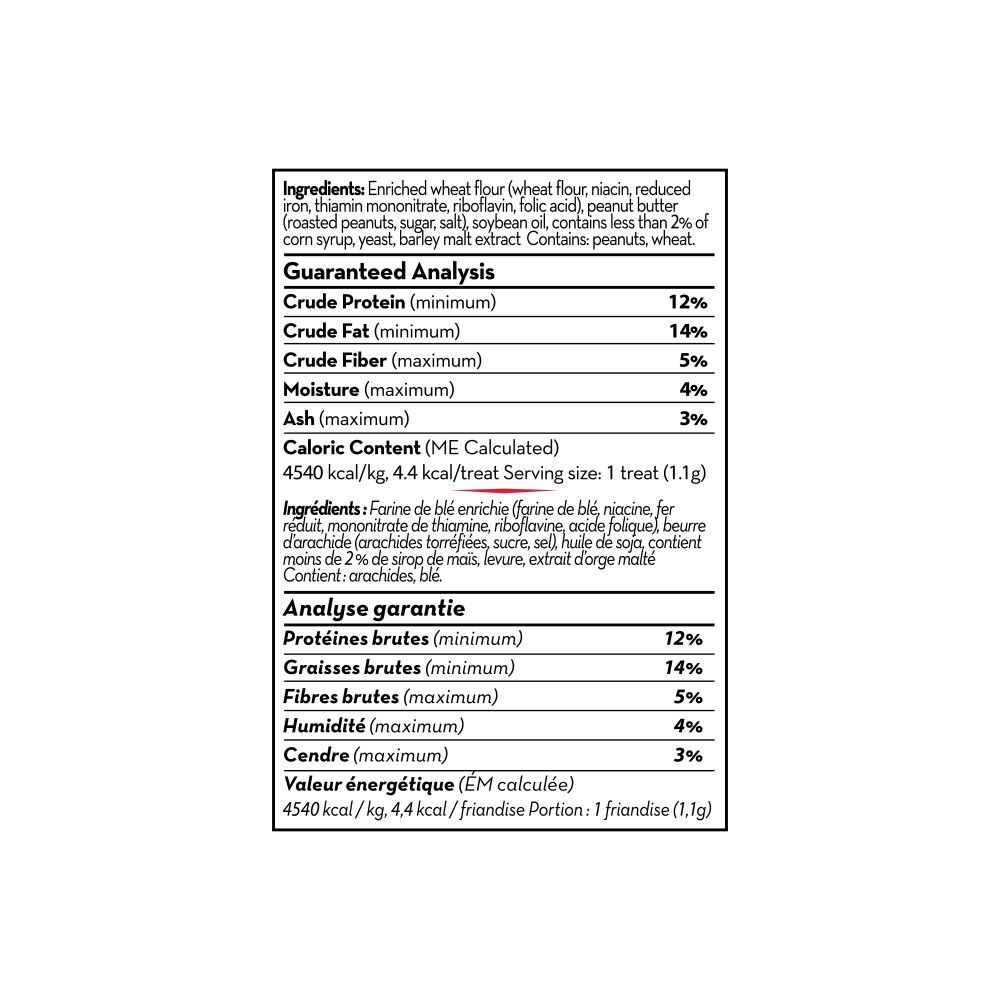 KONG Kitchen Creamy Peanut Butter & Pretzel Dog Treats, 18-Oz