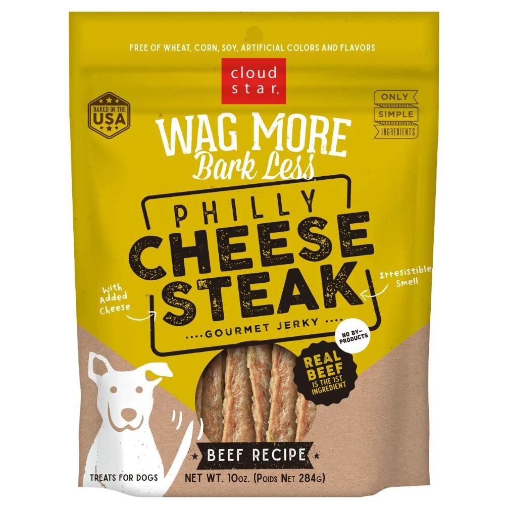 Cloud Star Wag More Bark Less Philly Cheesesteak Beef, 10-Oz