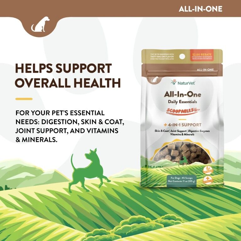 NaturVet Scoopables All-In-One Daily Essentials, 11-Oz