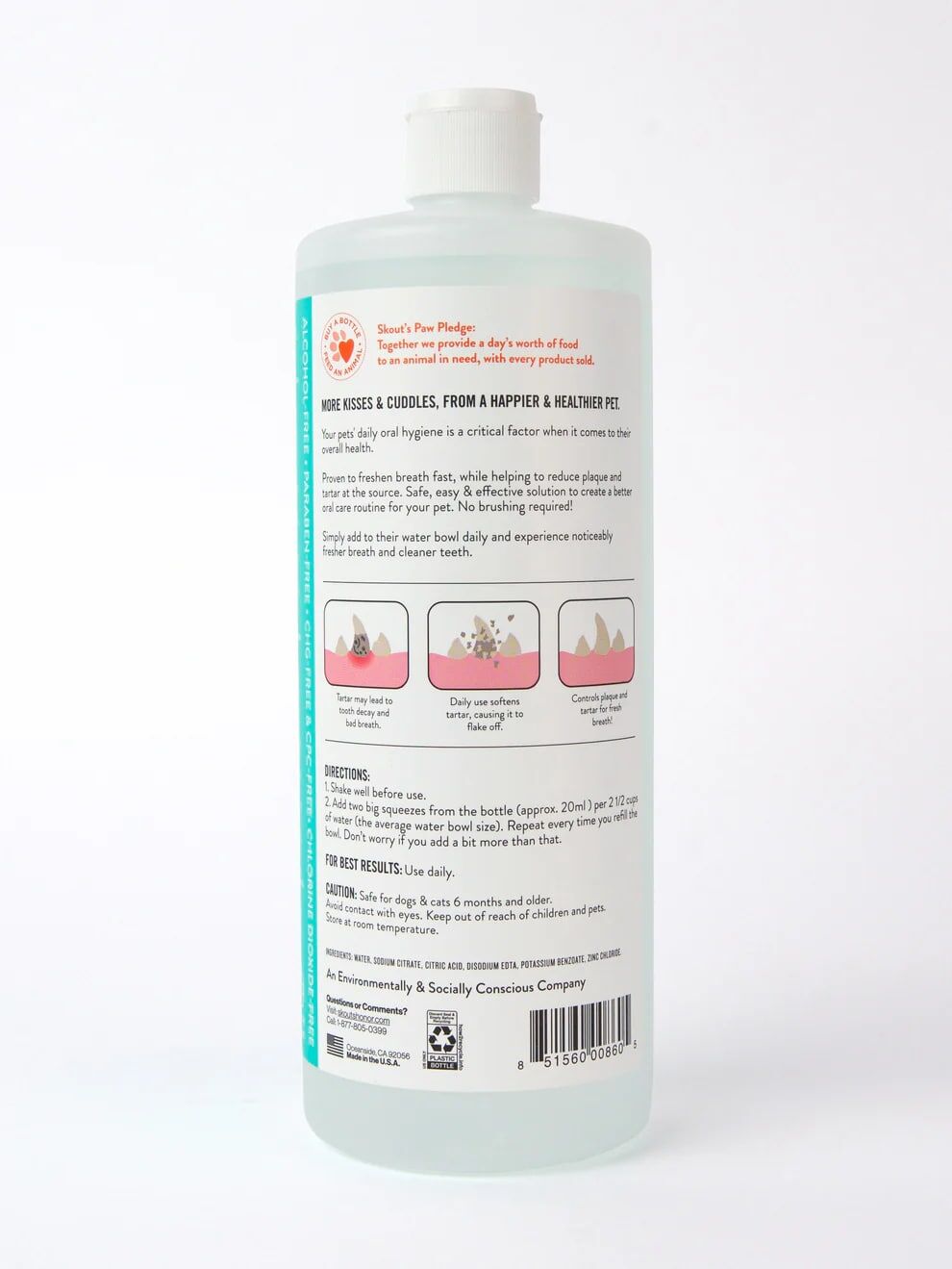 Skout's Honor Flavorless Water Additive, 32-Oz