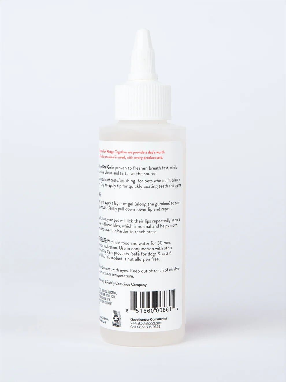 Skout's Honor Peanut Butter & Bacon Oral Gel,  4-Oz