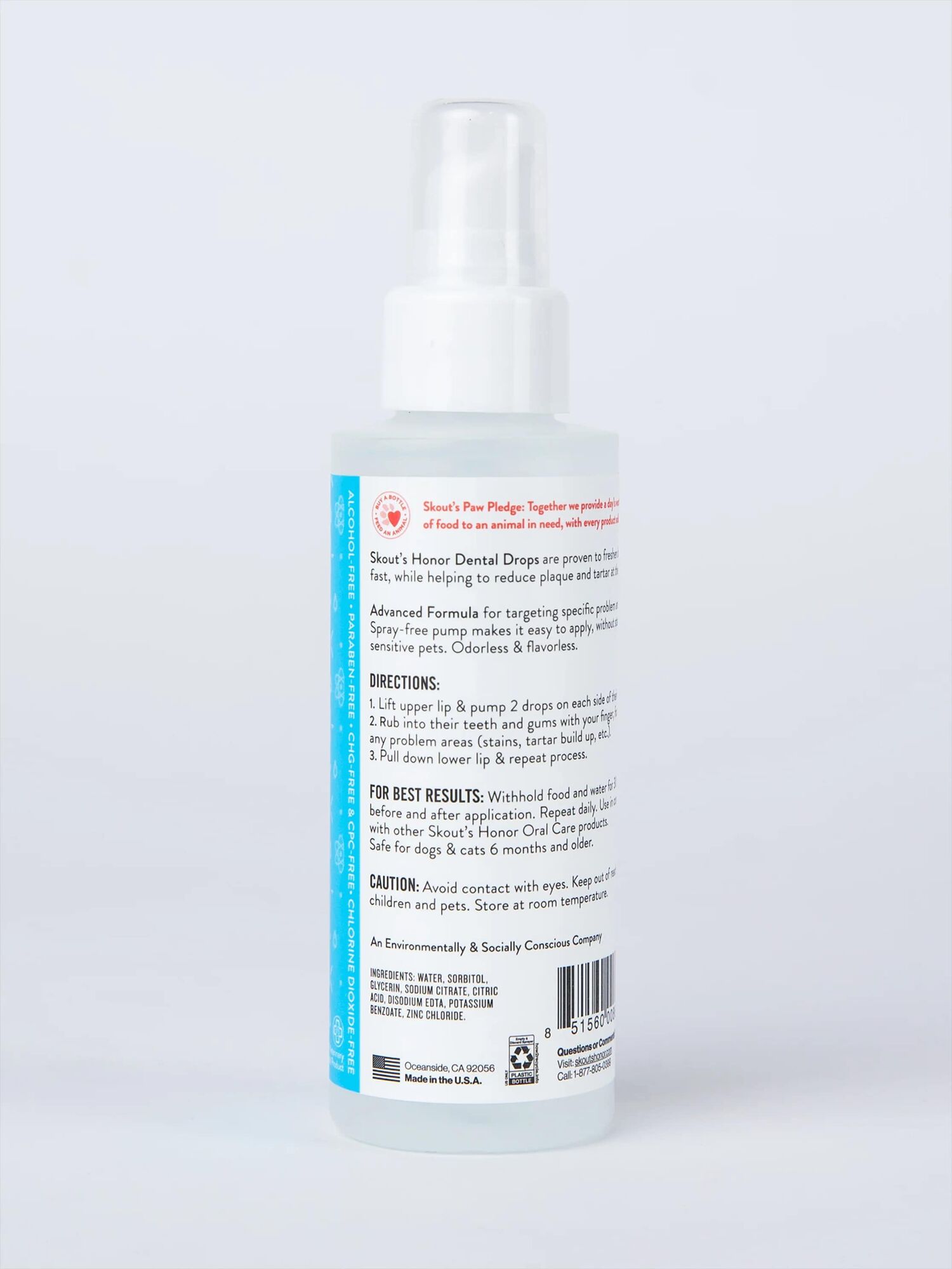 Skout's Honor Advanced Dental Drops, 4-Oz