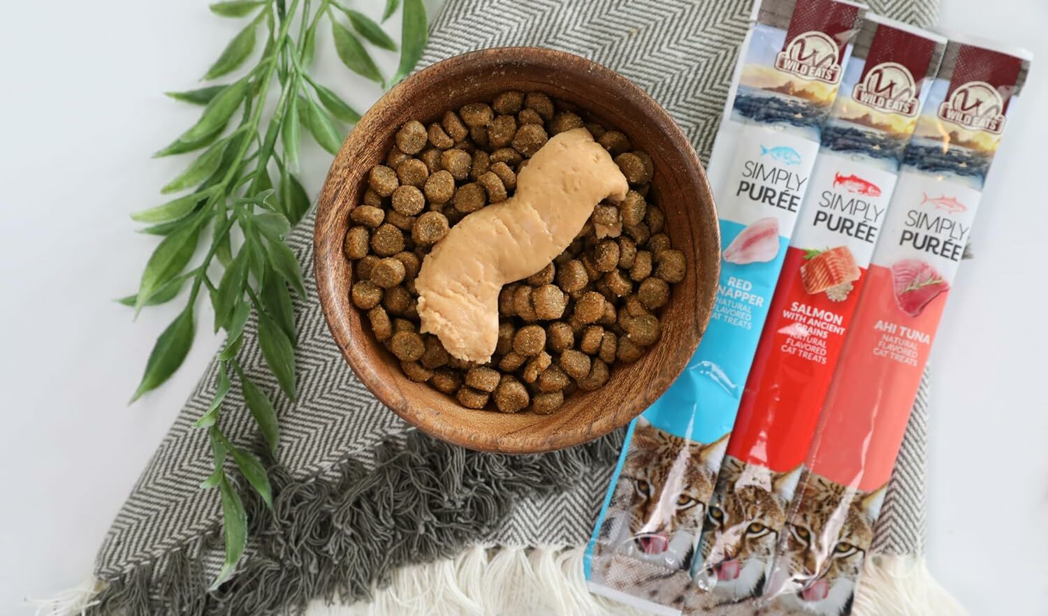 Wild Eats Simply Puree Cat Treats Variety Pack