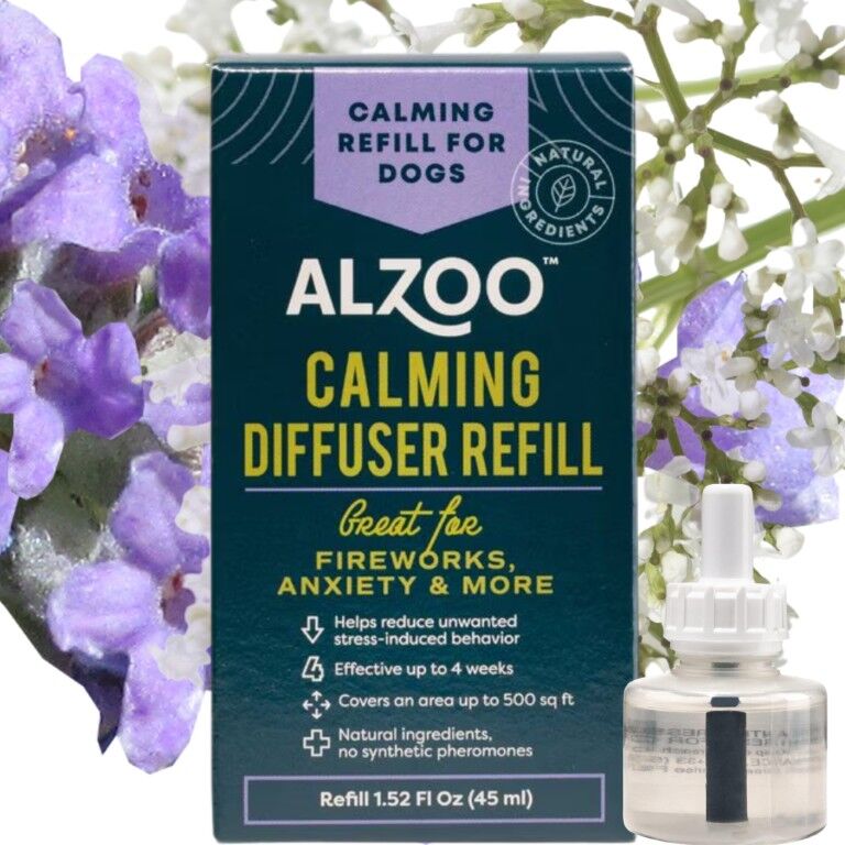 Alzoo Plant-Based Calming Diffuser Refill For Dogs, 1.52-Oz