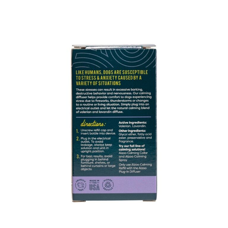 Alzoo Plant-Based Calming Diffuser Refill For Dogs, 1.52-Oz