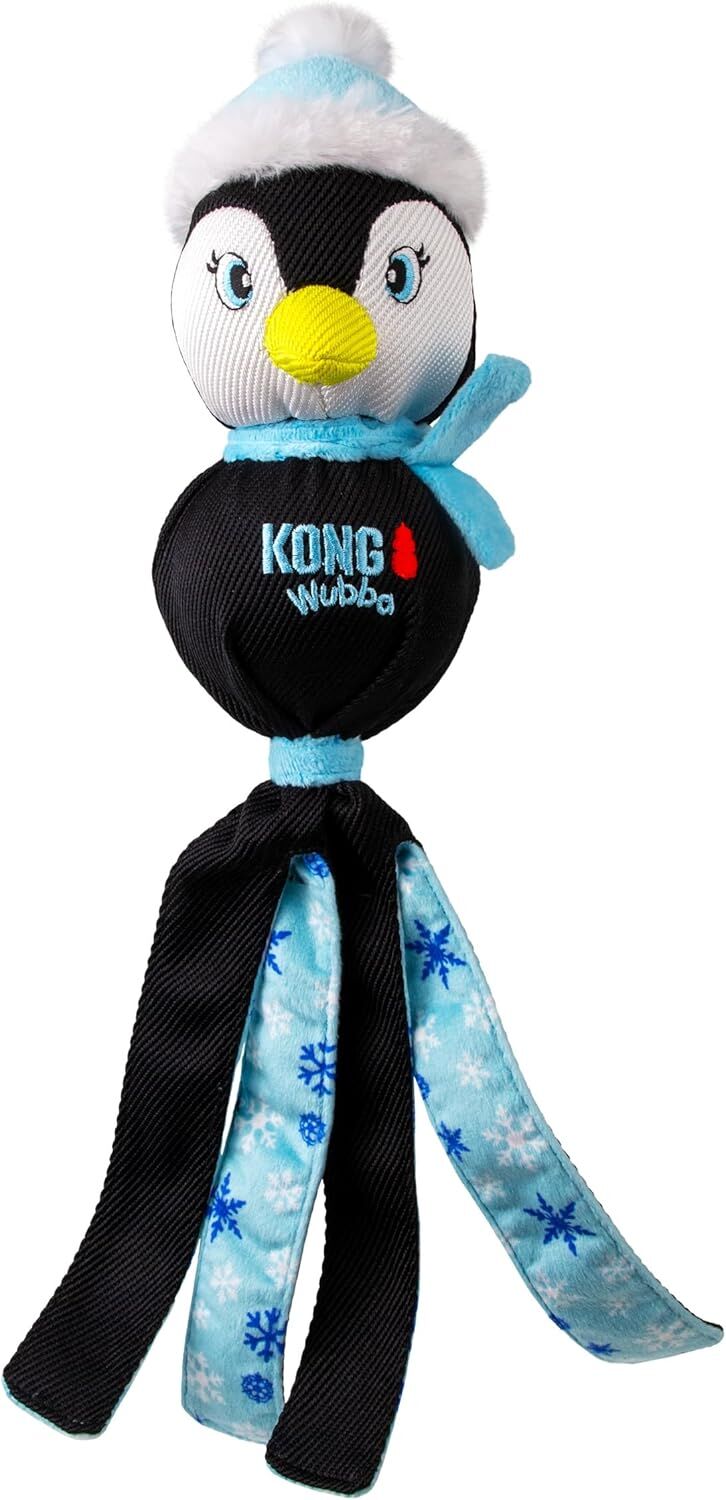 KONG Holiday Wubba Dog Toy Assorted Styles