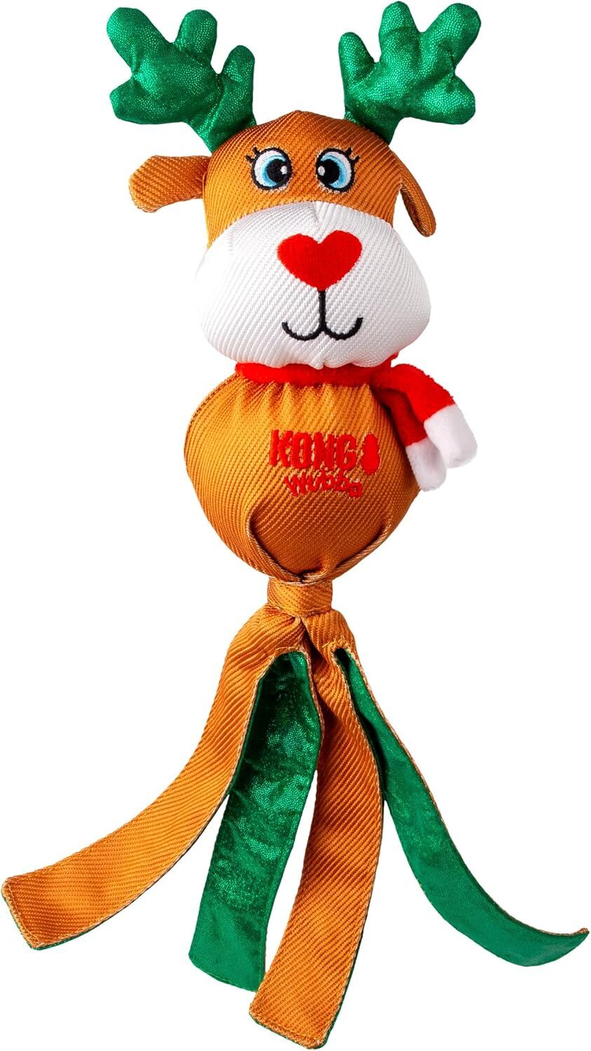 KONG Holiday Wubba Dog Toy Assorted Styles