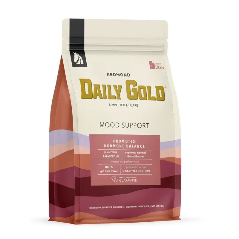 Redmond Daily Gold Mood Support Horse Gut Supplement, 5 lb.