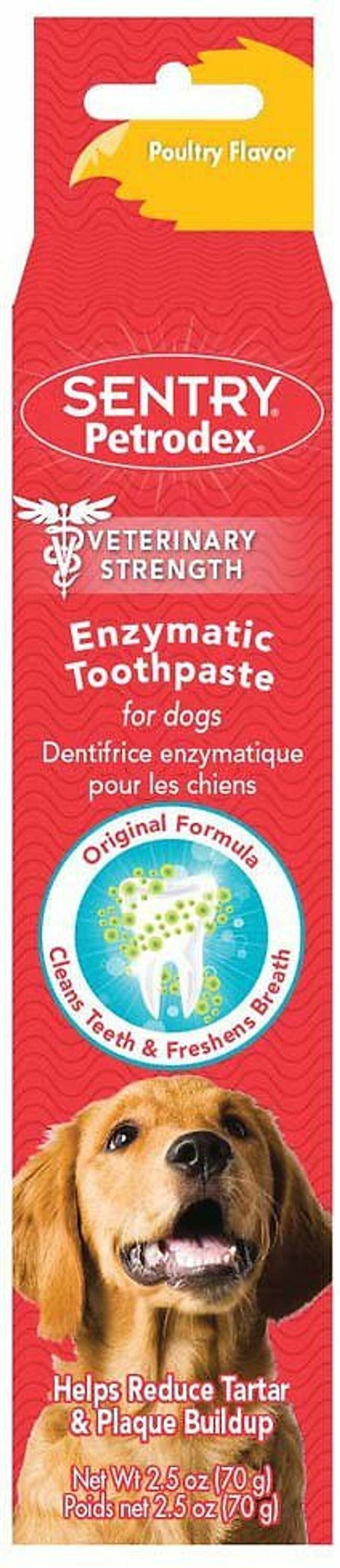 Sentry Petrodex Poultry Flavored Veterinary Strength Canine Tooth Paste- 2.5 oz
