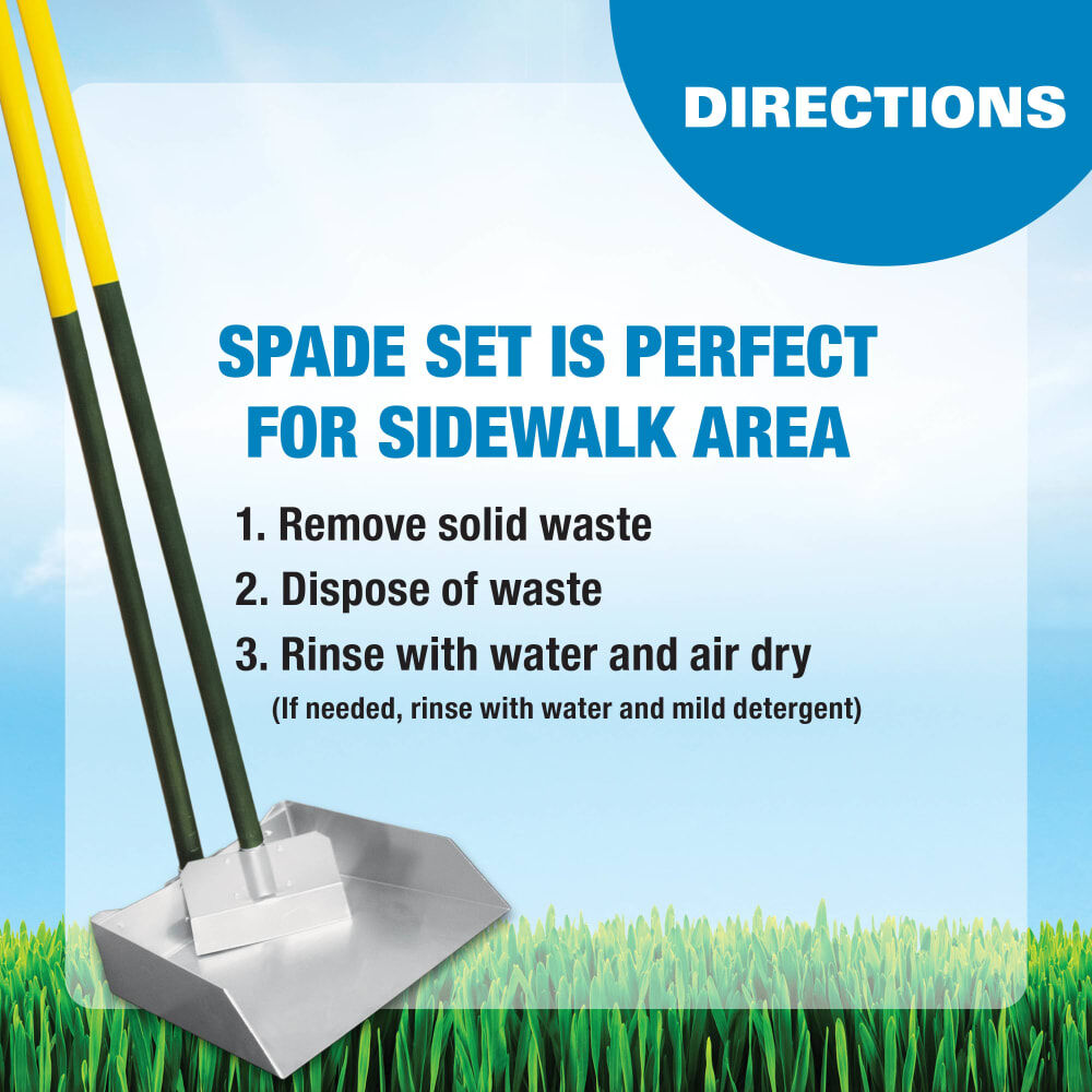 Four Paws Large Dog Spade & Scooper Set