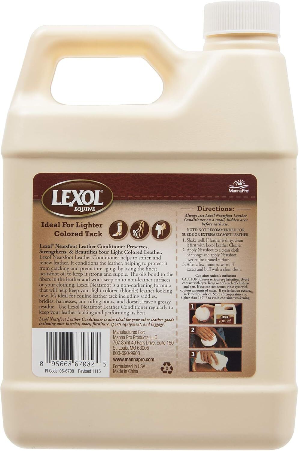 Lexol Neatsfoot Leather Conditioner, 1-L