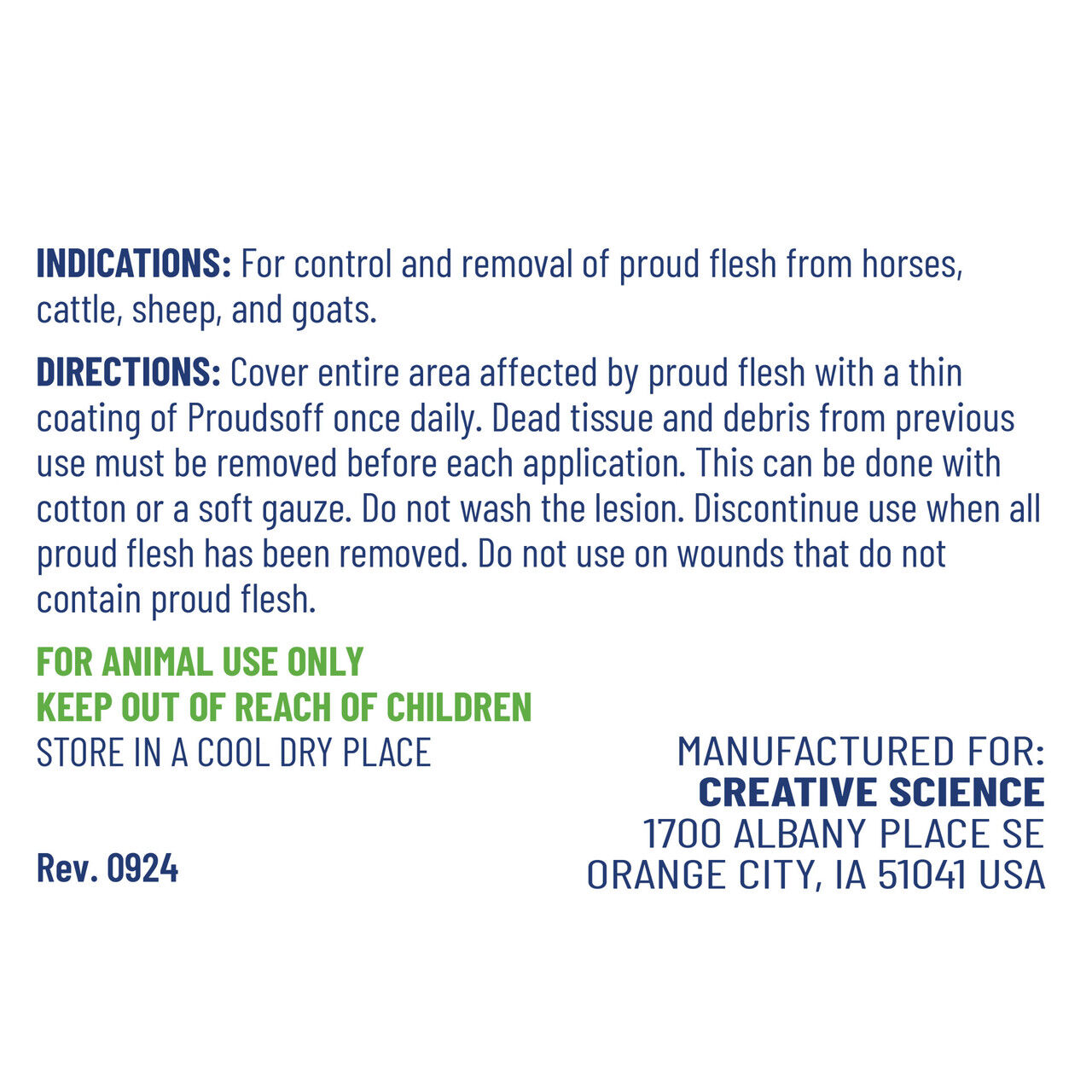 Creative Science Proudsoff Flesh Ointment, 3-Oz