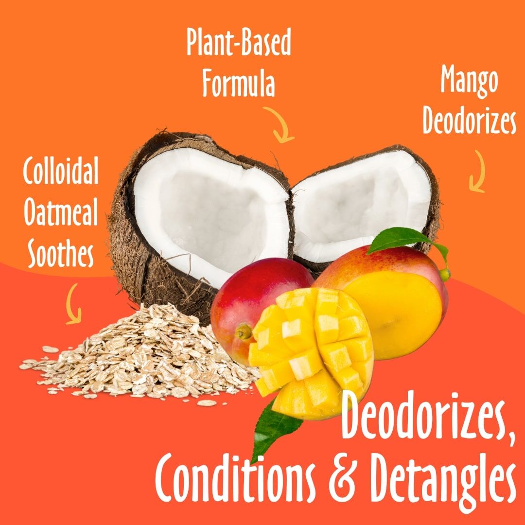 Earthbath Mango Tango 3-IN-1 Deodorizing Spritz, 8-Oz