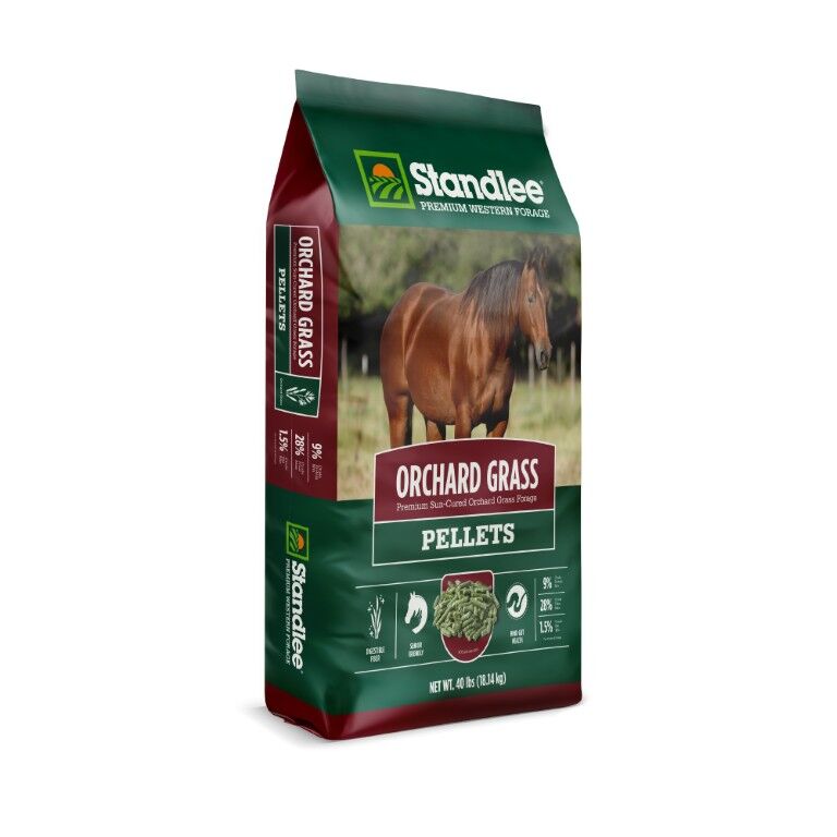 Standlee Premium Western Forage Orchard Grass Hay Pellets, 40-Lb