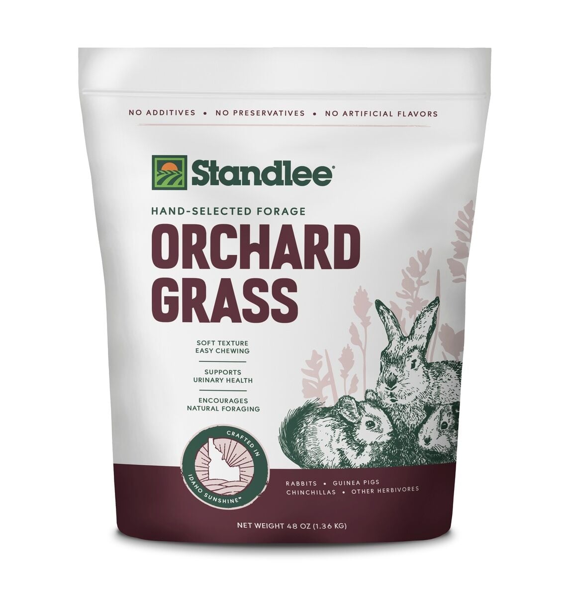 Standlee Premium Western Orchard Grass Small Animal Hay, 48 oz.