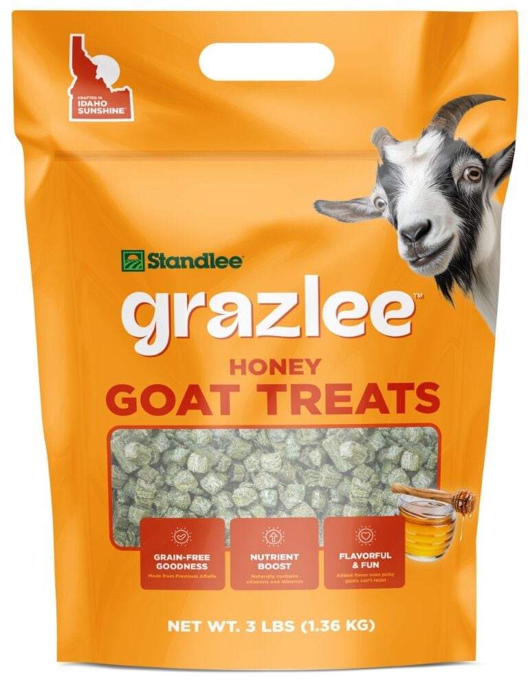 Grazlee Honey Forage-Based Goat Treats by Standlee, 3-Lb
