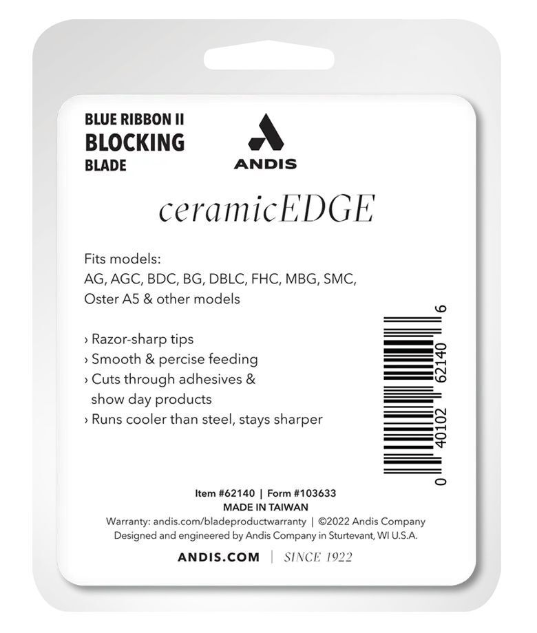 Andis CeramicEdge Blue Ribbon II Blocking Blade