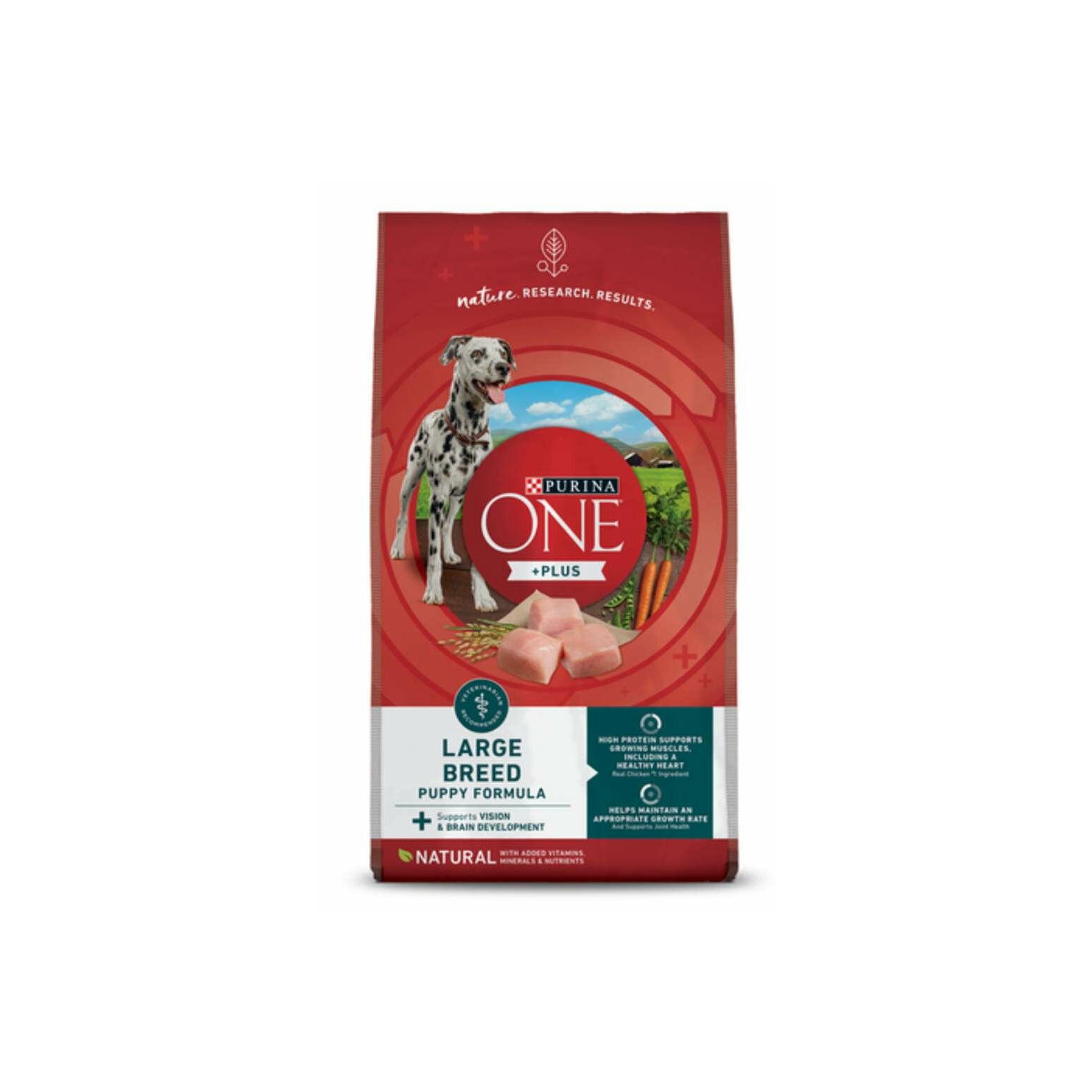 Purina One Plus Large Breed Puppy Formula Dog Food-40# Food