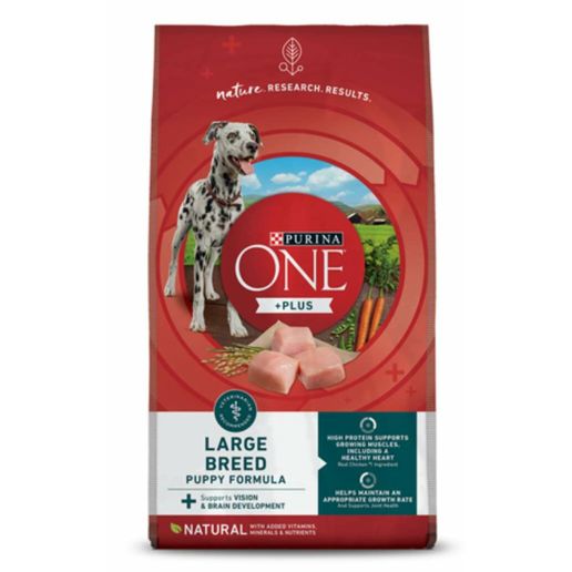 Purina One Plus Large Breed Puppy Formula Dog Food-40# Food