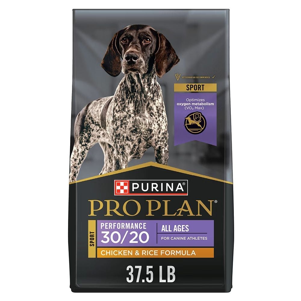 Purina Pro Plan All Ages Sport Performance 30/20 Chicken & Rice Formula Dog Food, 37.5-Lb