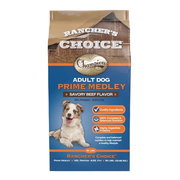Rancher's Choice Adult Dog Prime Meledy Beef Dry Dog Food, 50-Lb