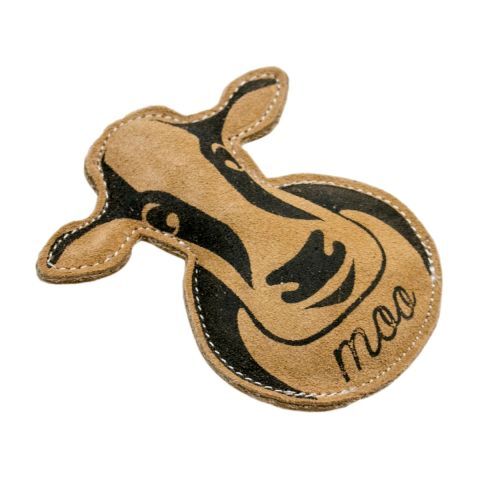 Territory Pet Natural Leather Cow Dog Toy