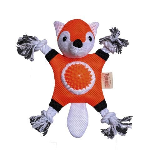 Territory Pet Fox 2-In-1 Dog Toy