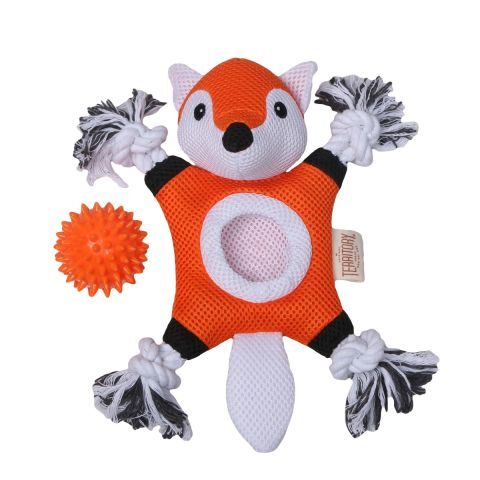 Territory Pet Fox 2-In-1 Dog Toy