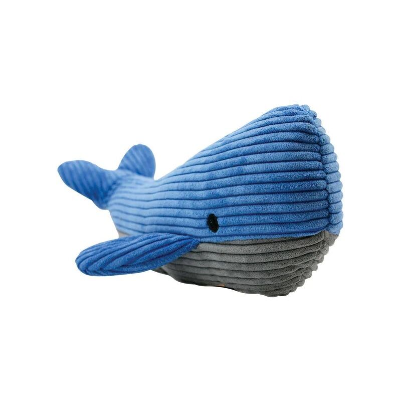 Tall Tails Plush Whale Squeaker Dog Toy, 14-In
