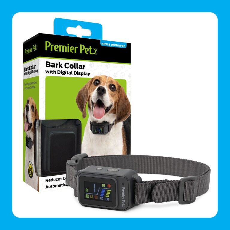 Premier Pet Bark Collar With Digital Display