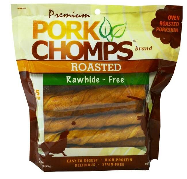 Pork Chomps Roasted Twist - Pork, 15 Count