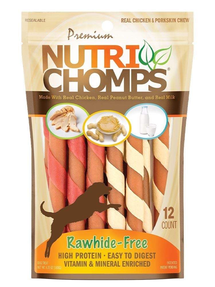 Nutri Chomps Assorted Flavor Mini Twists, 12-Ct