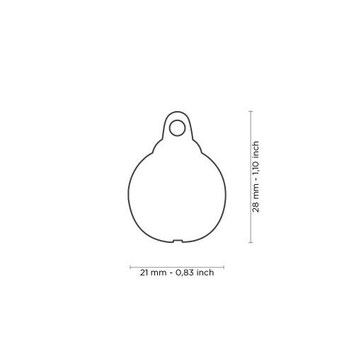 MyFamily Charms Small Ladybug ID Tag