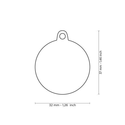 MyFamily Charms Big "The Queen" ID Tag