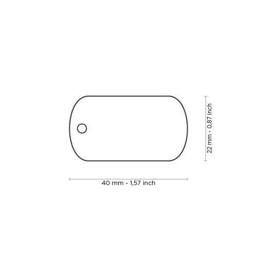 MyFamily Flags USA ID Tag