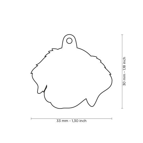 MyFamily Friends Golden Retriever ID Tag