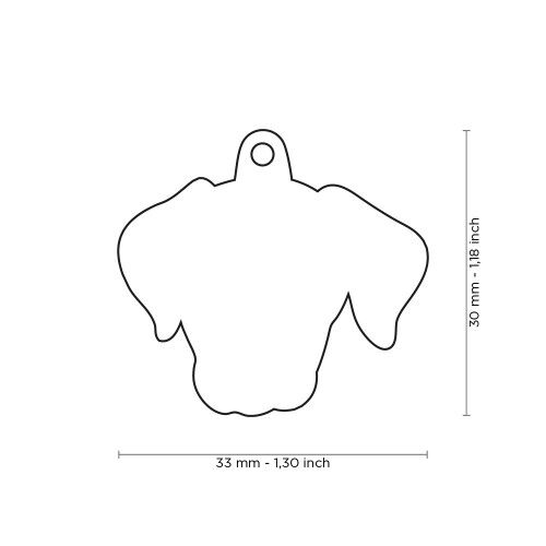 MyFamily Friends Cream Labrador ID Tag