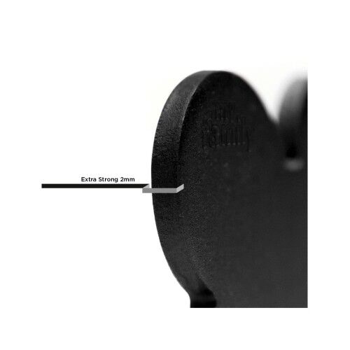 MyFamily Basic XL Aluminum Black Bone ID Tag