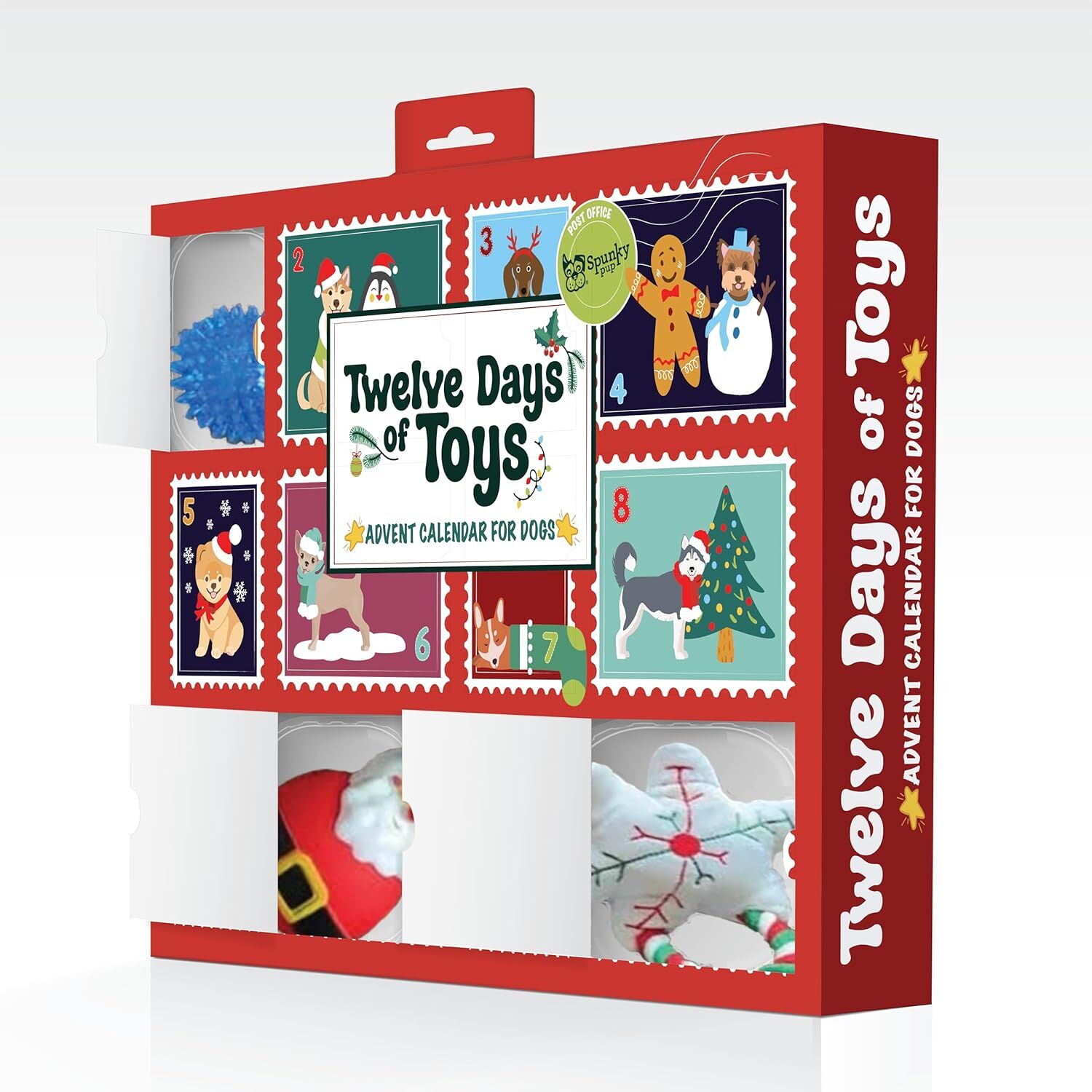 Spunky Pup Twelve Days Of Toys Advent Calendar For Dogs