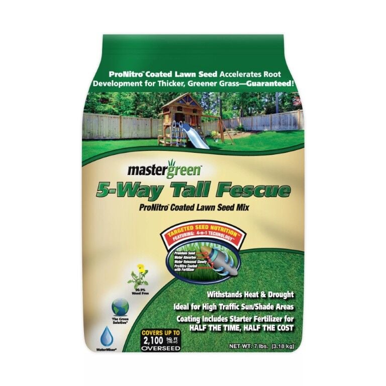 Mastergreen 5 Way Tall Fescue Grass Seed Mix, 7-Lb