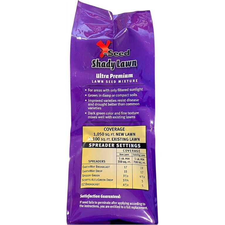 X-Seed Ultra Premium Shady Lawn Mix, 3-Lb