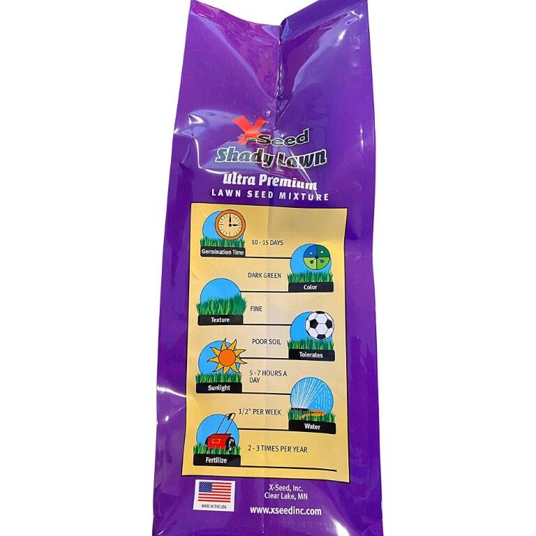 X-Seed Ultra Premium Shady Lawn Mix, 3-Lb